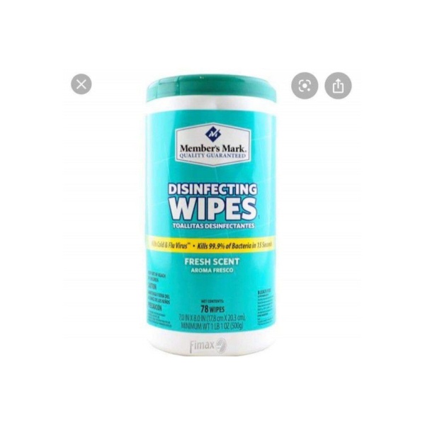 Member's Mark Disinfecting Wipes Orange DESINFITSEERIVAD SALVRÄTID 75tk